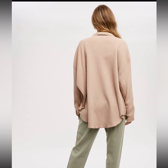 Waffle shacket NWT - Picture 3 of 4